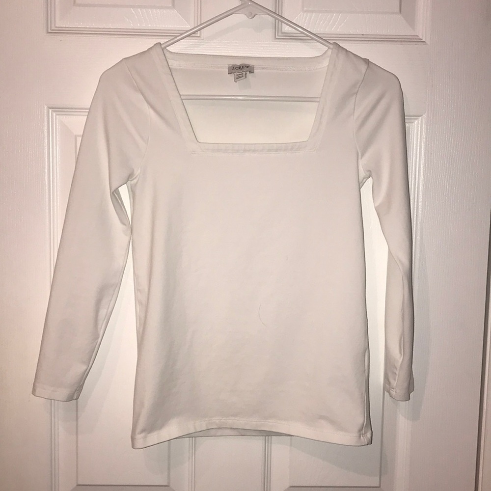 Jcrew square neck top